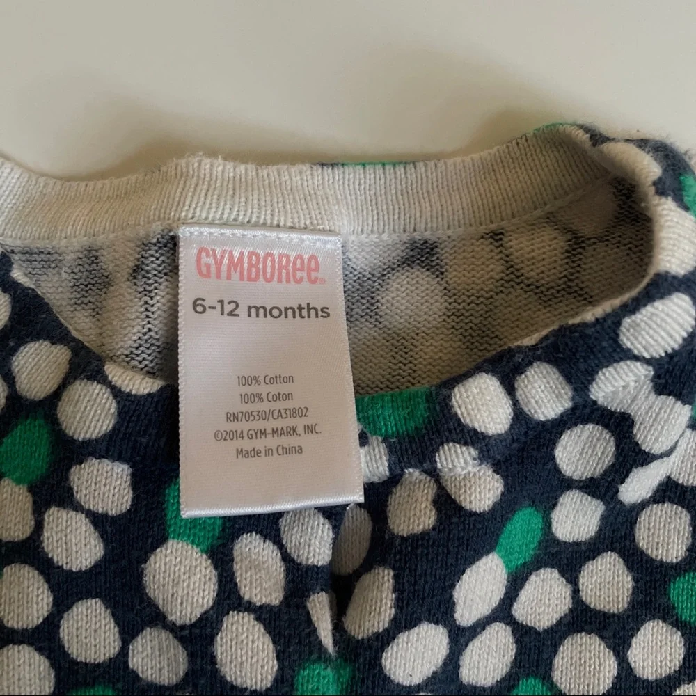 Gymboree dotted cardigan